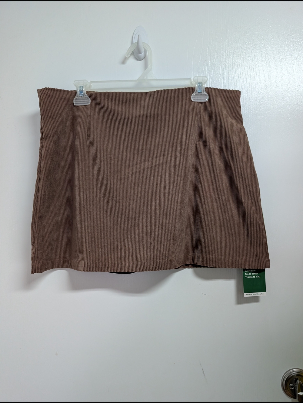 Halara Brown Corduroy Mini Skort